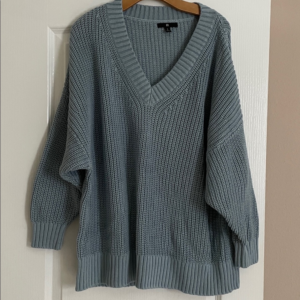 Banana Republic dusty blue Knit Sweater
